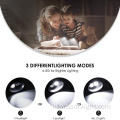 Isi Ulang 4 Buku LED Super Bright Light, 3 Level Control Reading Neck Hug Light, Reading Lights For Books in Bed at Night